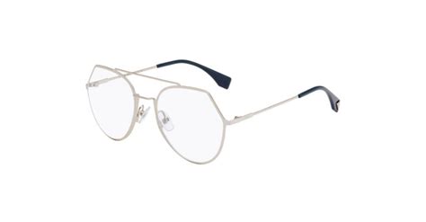 fendi eyeline light gold frame